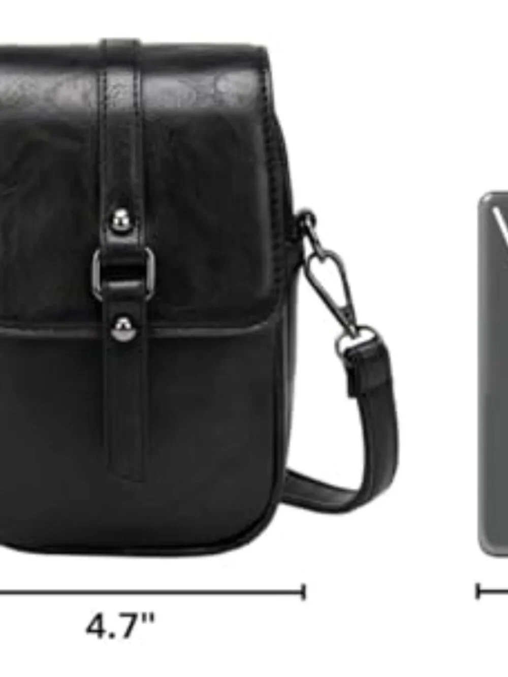 Vintage Small Crossbody Phone Bag for Women PU Leather Shoulder Handbag